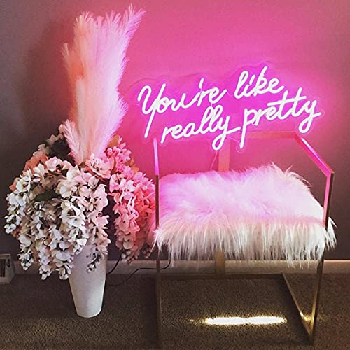 Image of Ulalaza LED Neon Sign Night Light for Wall Party Decor Bedroom Room Bar Wedding Home Birthday Art Decoration Christmas with USB Chain Light modulator 5v (lets party blue)