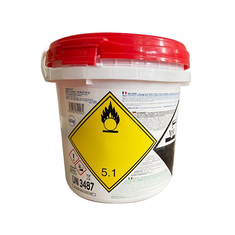 Sticks d'hypochlorite de Calcium MAREVA - 300g - 4,8kg - 132006U