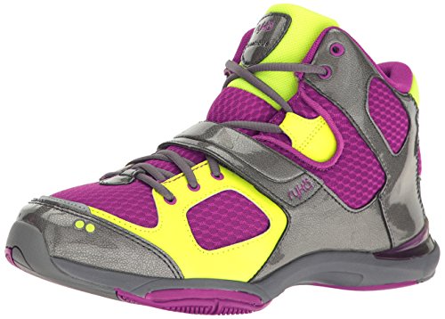 Ryka Women's Tenacious Cross-Trainer Shoe, Wine/Grey, 5 M US