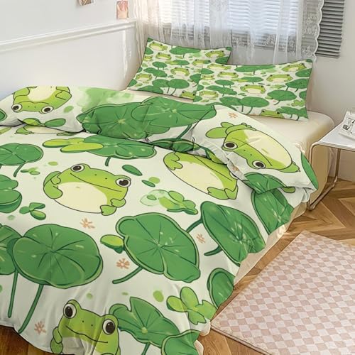 Housse de couette grenouille 100% microfibre haute densité - 3