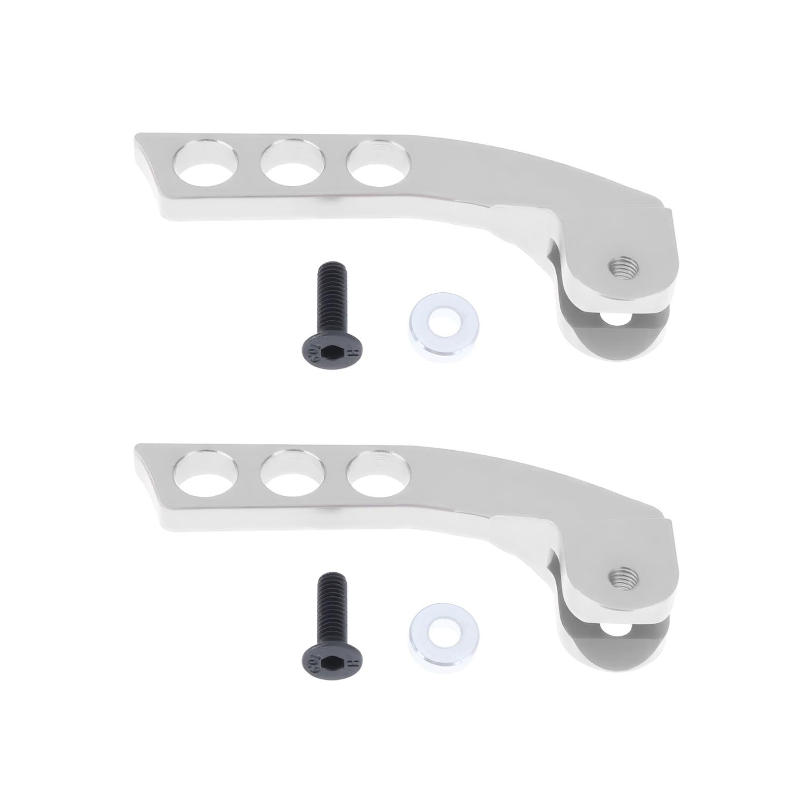 VGOL 2pcs Silver RC Transmitter Neck Strap Balance Weights with Washers and Bolts Compatible with Futaba 8FG 14SG T8J 6EX