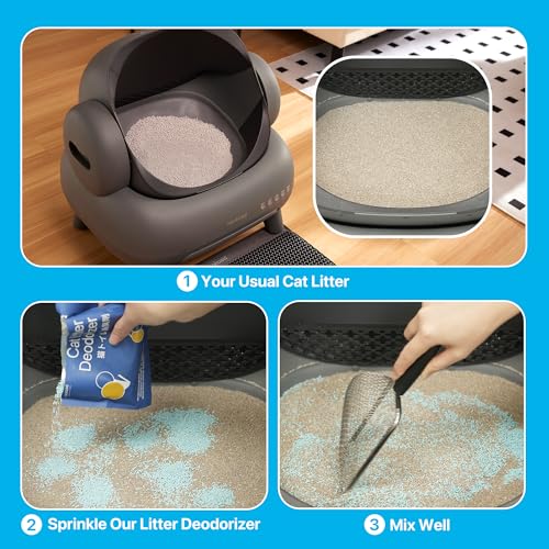 Neakasa M1 Open-Top Self Cleaning Cat Litter Box and Cat Litter Deodorizing Granules Odor Control for Home
