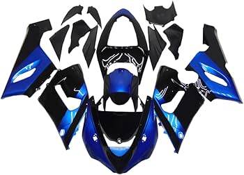 Amazon.com: US STOCK Blue Black Fairing Fit for Kawasaki