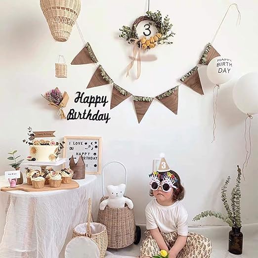 Image of BabyMoon 3 Year Birthday Cone Cap | Cake Smash | Baby Photography Cap | Brown