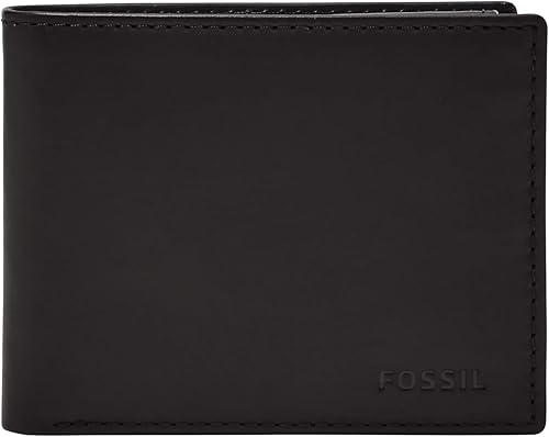 Miniatura 4 de Fossil Mens Derrick Leather RFID-Blocking Bifold Passcase with Removable Card Case Wallet