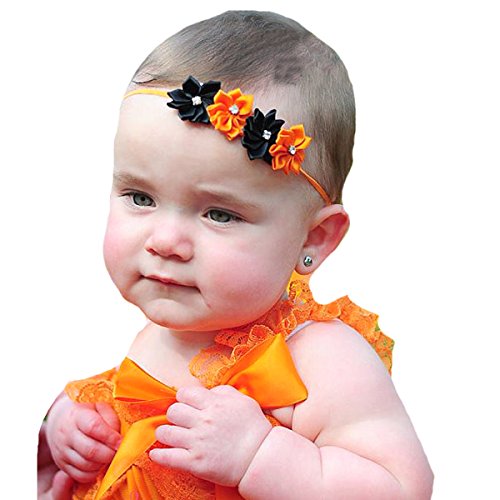 Miugle Baby Girl Halloween Headbands with Bows