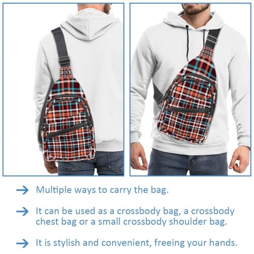 Bolsa de pecho impermeable tipo mensajero con estampado de cactus 2