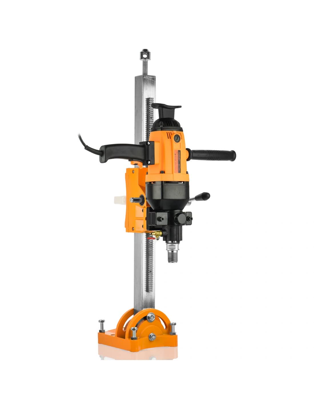 MELVER MV-155C Foret à béton professionnel avec support Carotteuse Perceuse à colonne Mandrin d'établi Perceuse de forage dans le béton