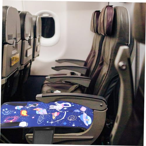 Extensor de asiento de avión con pedal regulable para viajes con niños 5