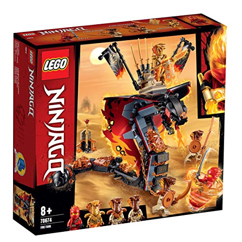 LEGO Ninjago - Colmillo de Fuego Set de construcción de Aventuras Ninja, incluye Minifiguras de Guerreros y una Serpiente Escupefuego, Novedad 2019 (70674) , color/modelo surtido