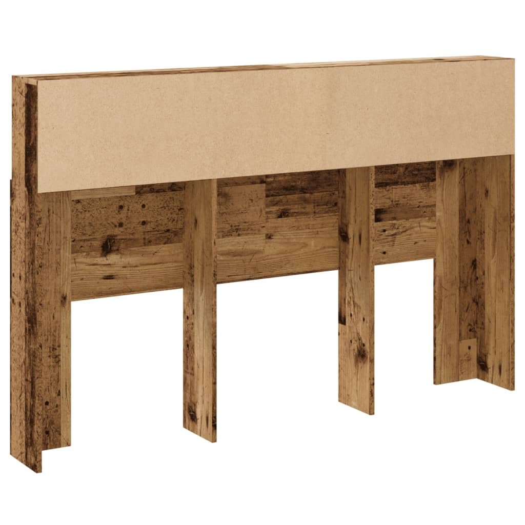 856870 Testiera con Contenitore Legno 160x19x103,5 cm in Truciolato Testata in Legno,Testata Letto Matrimoniale Muebles Dormitorio Spalliera Letto Testiere per Letto Matrimoniale