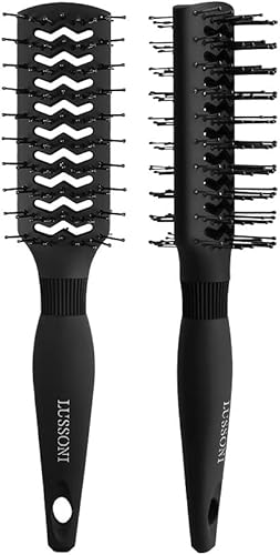 T4B LUSSONI Cuidado y Estilo Profesional Cepillo DuoVent de Cerámica