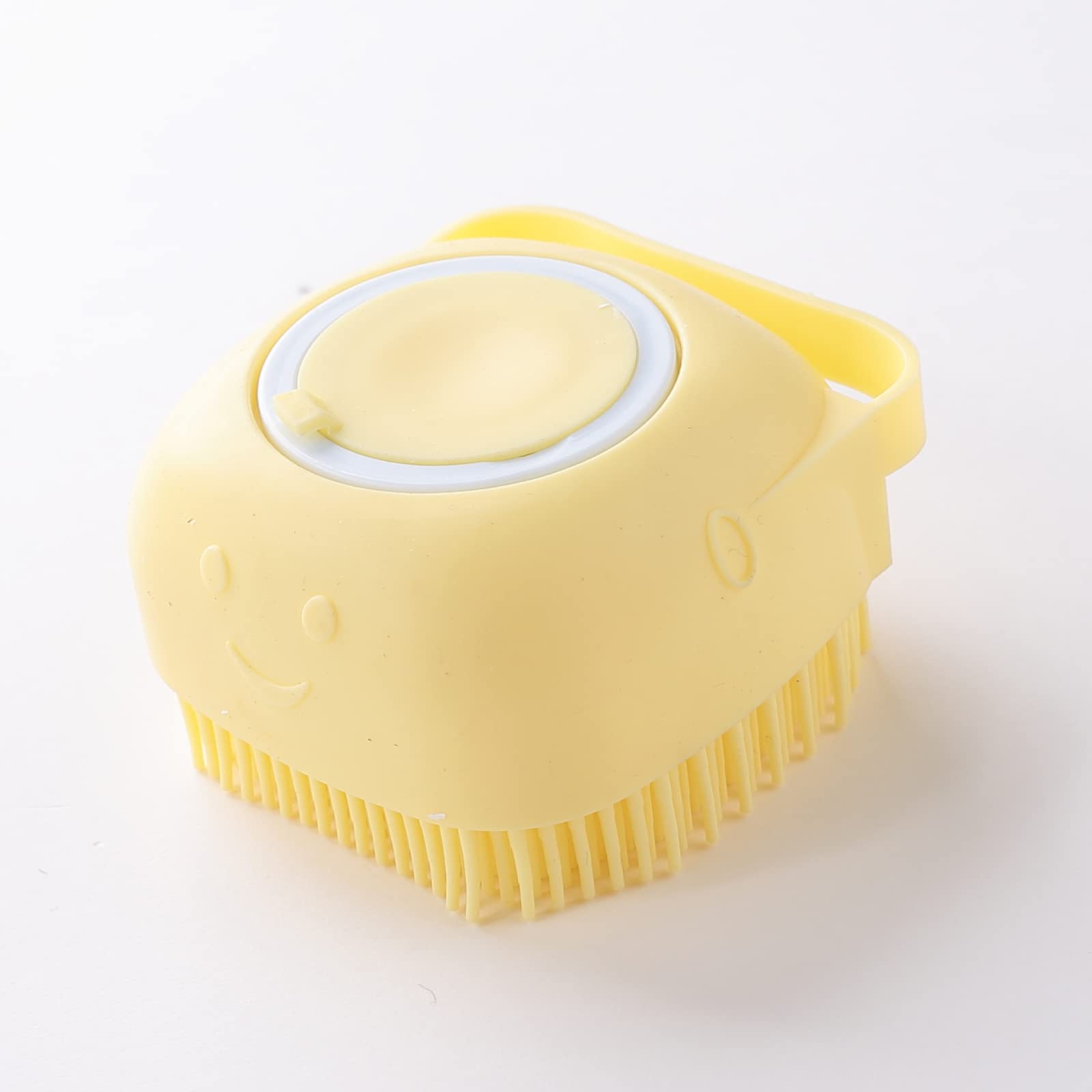Kuber Industries Dog Brush with Shampoo Container|Cat & Dog Bath Brush for Bathing|Exfoliating|Scrubbing|Massaging & Relaxing|Soft Silicone|Suitable for All Pets|PT230Y|Yellow (B0BPHVS1D6) Amazon Price History, Amazon Price Tracker