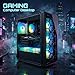 STGAubron Gaming PC Computer Desktop, Intel Core i7 up to 3.9G, GeForce GTX 1660 Super 6G, 32G RAM, 1TB SSD, WiFi 6, BT 5.0, RGB Fan x6, Windows 11 Home