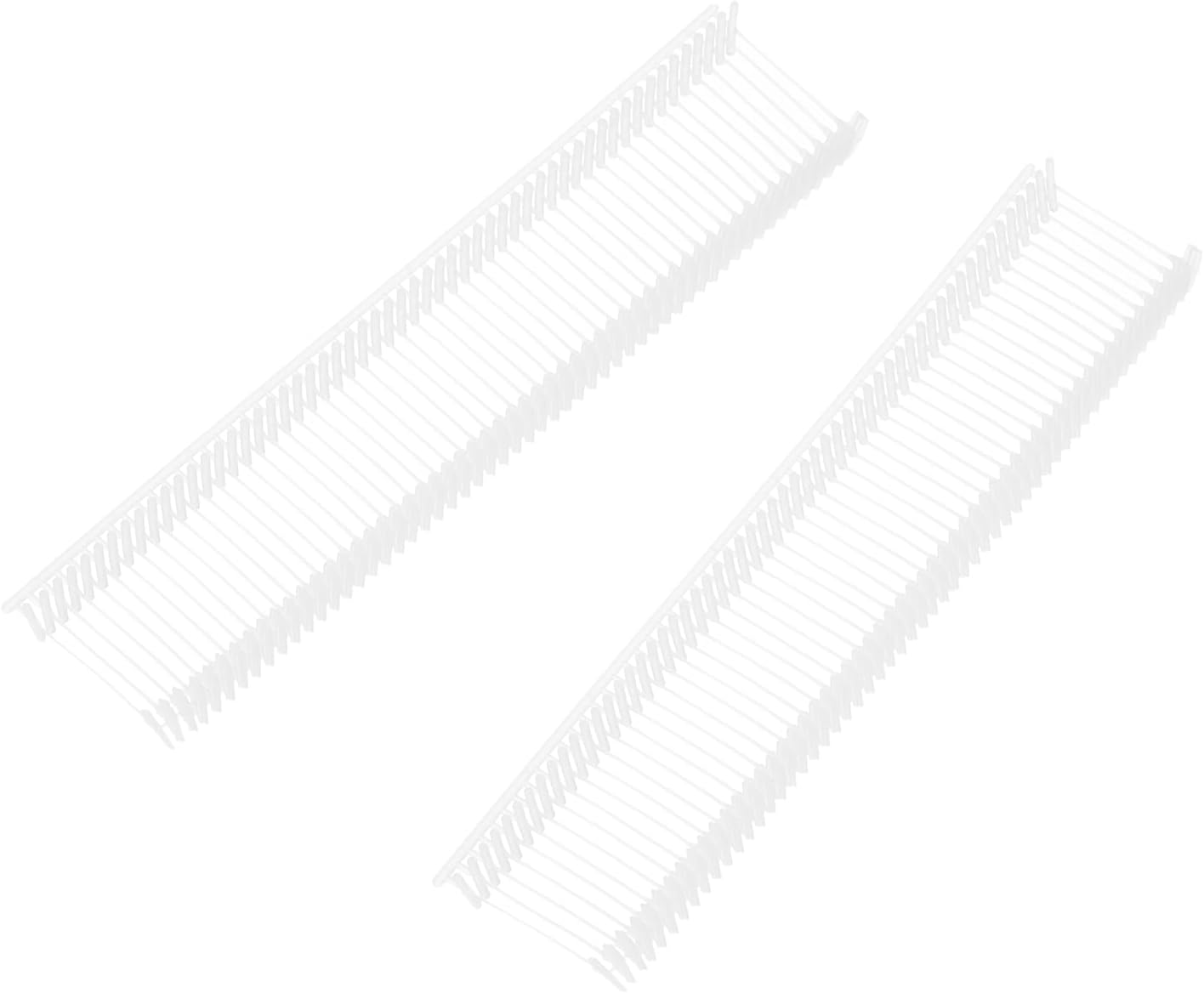 MECCANIXITY Standard Tagging Fasteners, Plastic Regular, Standard Label Gun Price Tagging Barbs for Garment Price Tag Label Tagging Barbs 18mm/0.7 Inch, Pack of 1500 Transparent