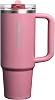 Stanley Quencher ProTour Flip Straw Tumbler with Leakproof Lid 30 oz| Built-In Straw & Handle | Cupholder Compatible for Travel | Insulated Stainless Steel Cup | BPA-Free | Port Shimmer