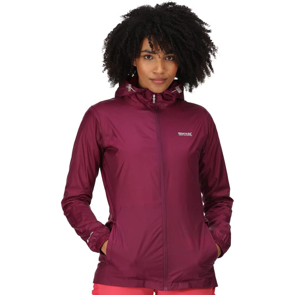 Regatta Pack-It III Wasserdichte, atmungsaktive Shell-Jacke mit Kapuze und Reißverschlusstaschen