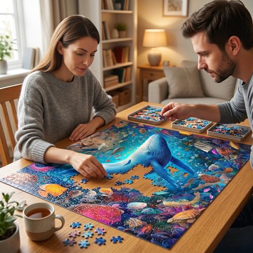 1000 Piece Puzzle for Adults, Guardian of the Ocean Jigsaw Puzzle - image 8