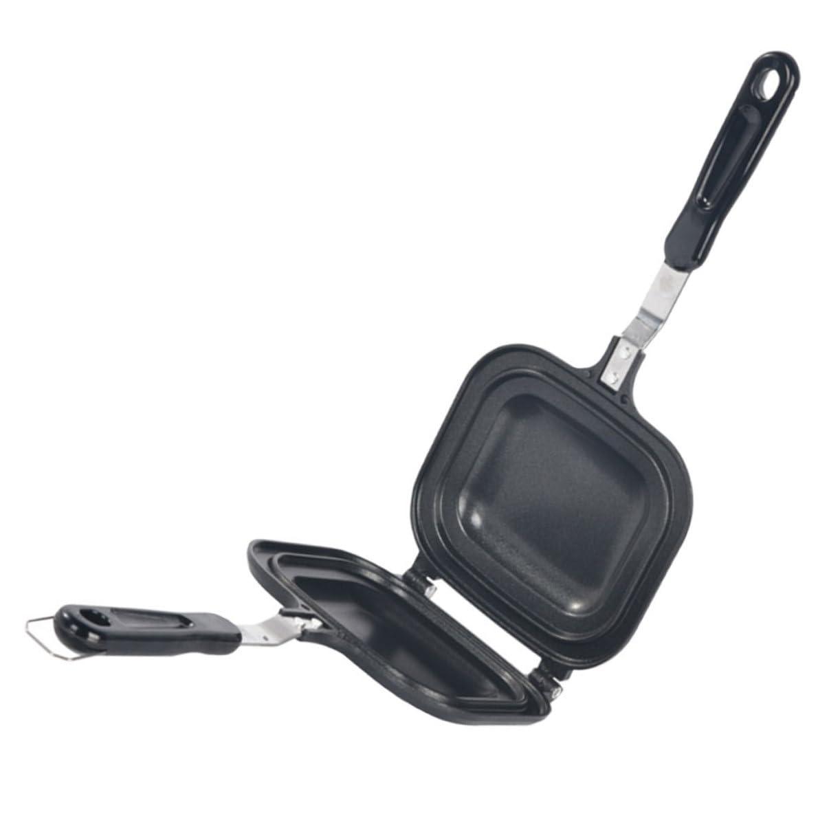 Sartén de Doble Cara Sandwichera Antiadherente para Freír Sándwiches y Huevos para Desayunos Rápidos la Cocina Utensilios de Cocina