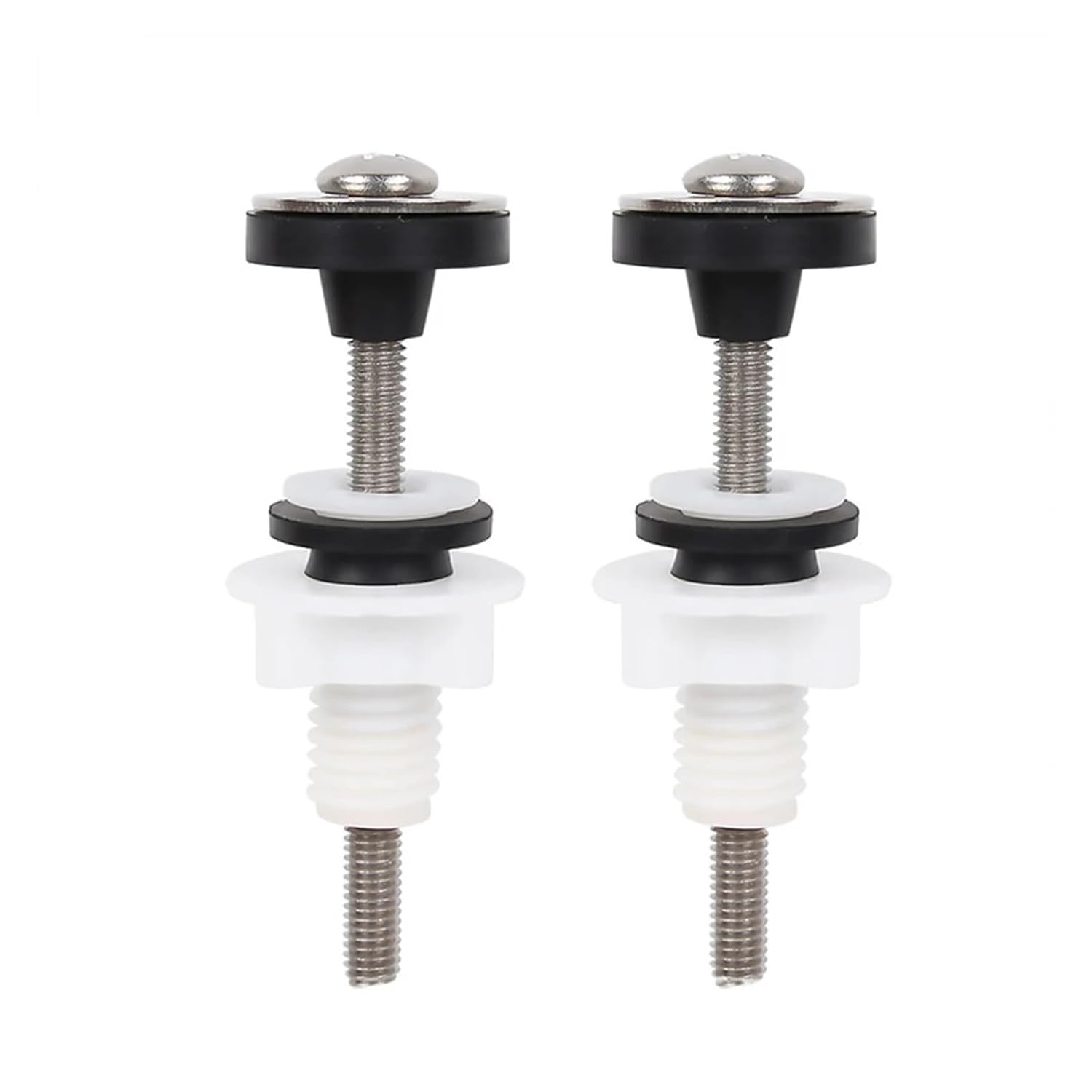Durable 10pcs Water Tank Screw Toilet Pan Fixing Sealing Fitting Close Coupling Bolts Fixture Rubber