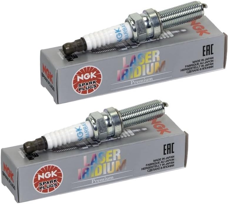 2 Pack NGK Iridium SILMAR8A9S 90992 Spark Plugs