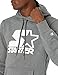 Starter Men's Pullover Logo Hoodie, Amazon Exclusive, Iron Grey Heather, Medium