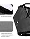 Harrison Howard Allround-Mesh Pferd Fliegenmaske UV-Schutz mit Fleece gepolsterter Einfassung schwarz L