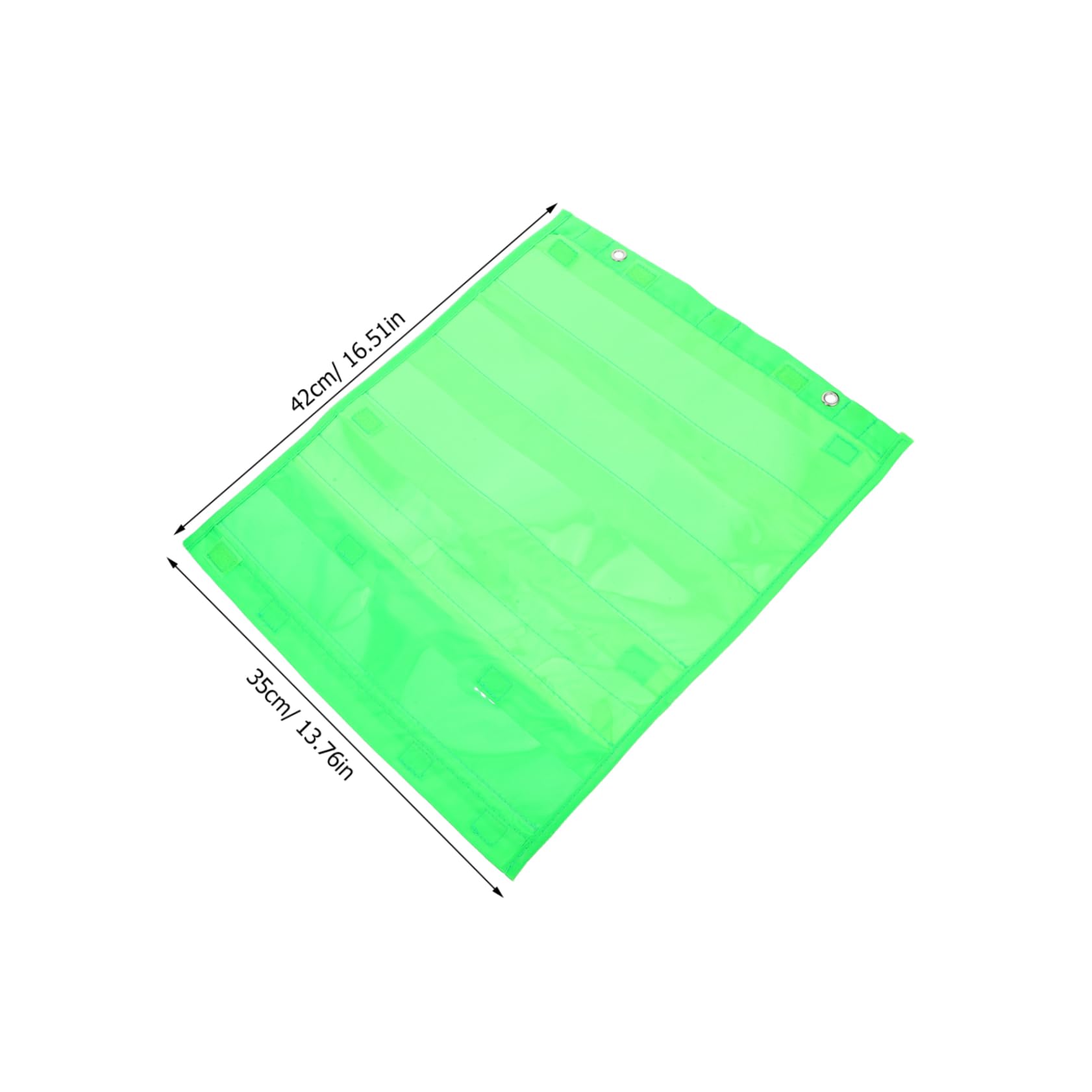 HOODANCOS Transparent Wall Hanging Storage Bag Large Capacity Pocket Chart for Classroom Organization Wall Mounted Organizer for Cards and Documents Easy Installation