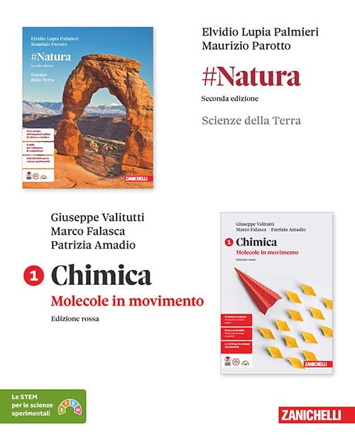 #Natura-Chimica. Molecole in movimento. Ediz. Rossa. Con Scienze della terra. Chimica. Per le Scuole superiori (Vol. 1)