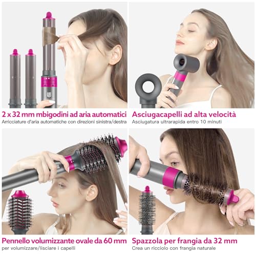 5 in 1 - Spazzola Asciugacapelli & Air Styler ad