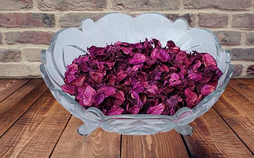 Pure Source India Unscented Dried Flowers Leaves Potpourri, 250 Gm, Red