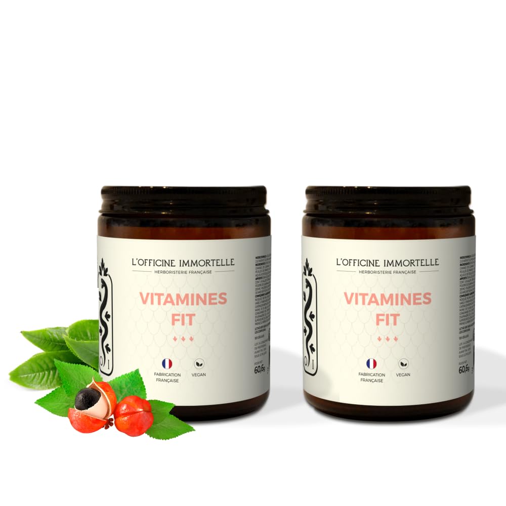 VITAMINES FIT | Affine la silhouette | Purification et Détoxification | Objectif fit | Extrait de Café Vert | Infusion de Thé Vert | Produit en France