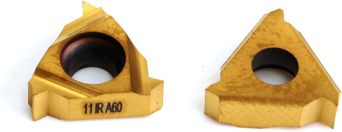 Maizoon CNC Internal Lathe Threading Boring Bar Holder SNR0010K11 + 10Pcs 11IR A60 Inserts + T8 Wrench CNC Turning Tool Stainless Steel High Grip, Impact Resistance and Strong CNC Lathe Tools DZ05