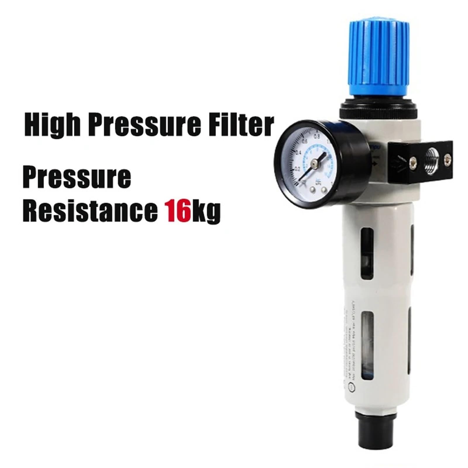 Regulador de alta presión 1,6 Mpa Filtro de aire Procesador Separador de agua y aceite 1 pieza(LFR-G1-MAXI)