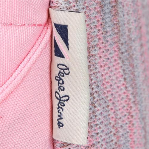 Pepe Jeans Miri Zaino Scuola Rosa 31X44X17,5 Cm Poliestere 22,79L By Joumma Bags, Rosa, Zaino Scuola - 8