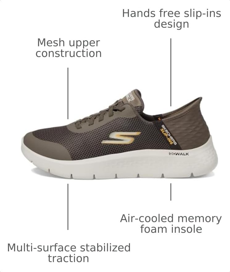 Image of Skechers Men's Go Walk Flex - Hands Up Slip-in Sneaker