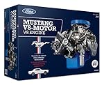 FRANZIS 67501 - Ford Mustang V8 - a True-to-Life M...: A true-to-life transparent working model of the legendary Ford Mustang V8-engine in a 200-part-kit with a scale of 1:4. The assembly kit uses a scale of around 1:4 and contains approximately 200 individual pieces. In two to three hours, you’ll build ...