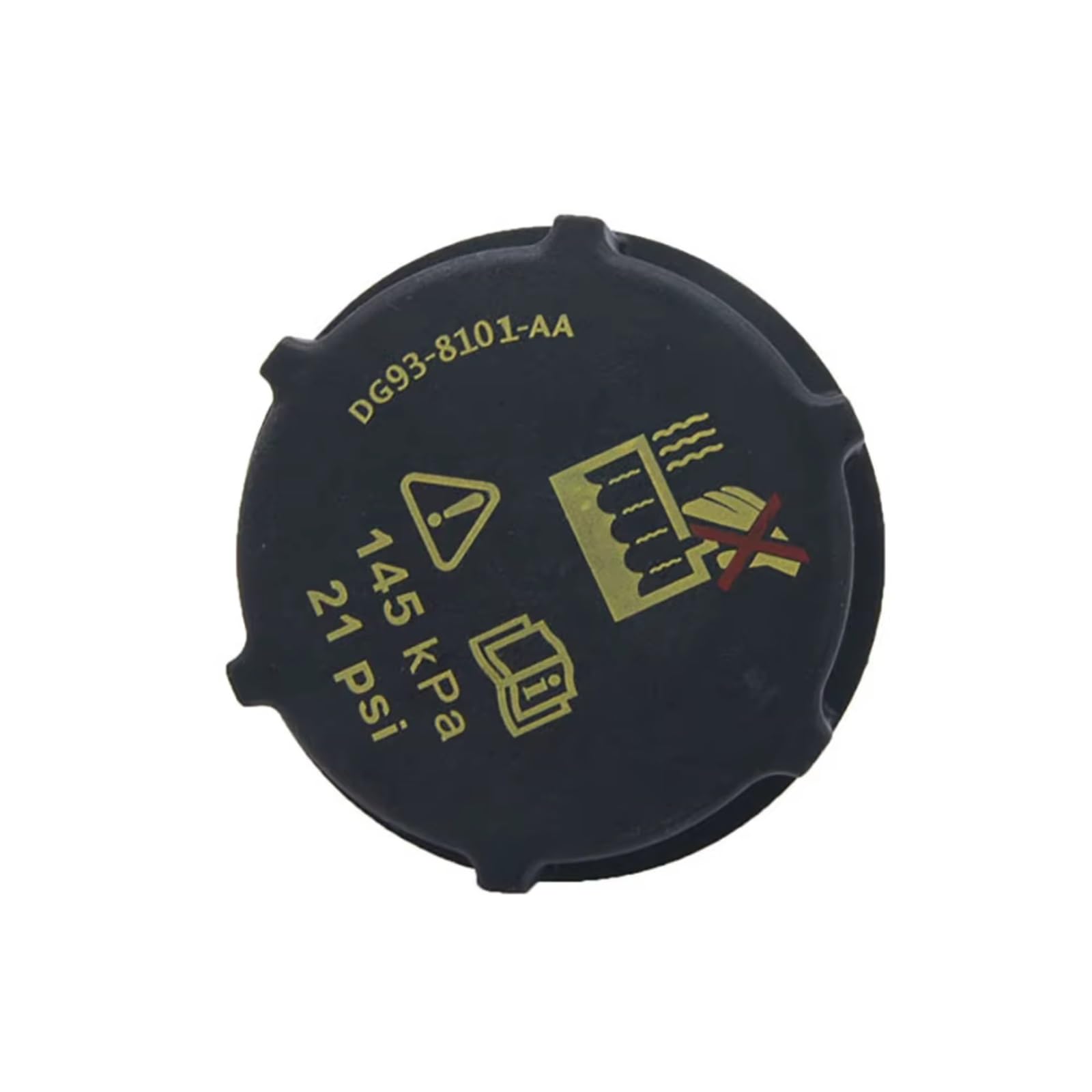 Compatible con F450 F550 F600 para Super Duty 2020 2021 2022 Tapa del depósito de expansión del refrigerante del radiador DG93-8101-AA