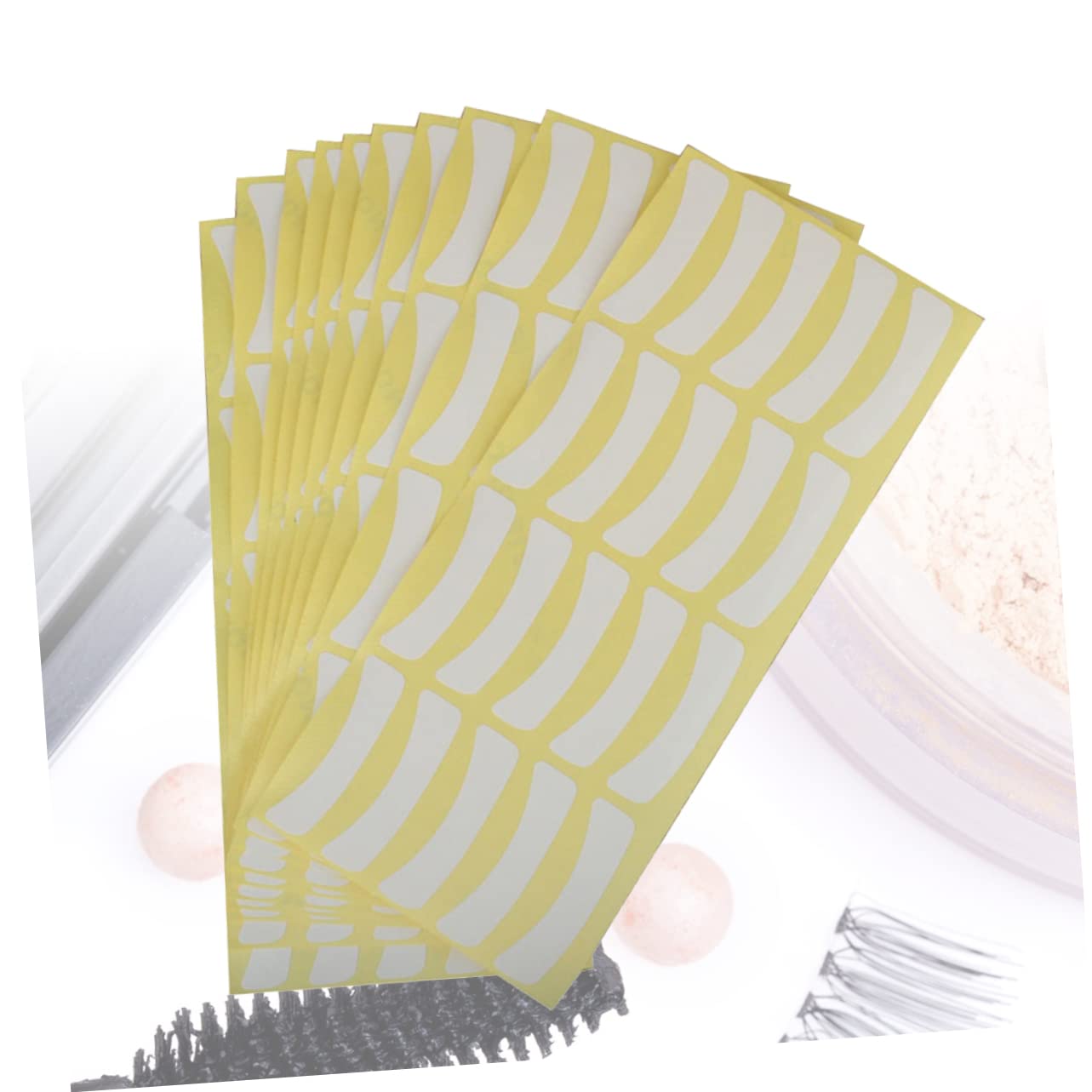 SOESFOUFU 3sets Under Eye Pads for Lash Extensions No-Step Protective Eye-Patch Skincare Mask Absorbent Material 100pcs*3