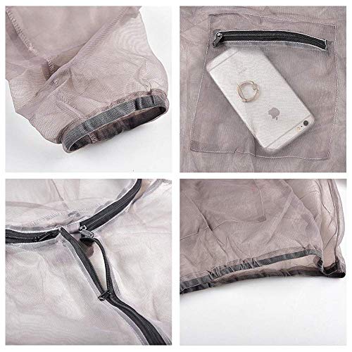 XBSLJ Imker-Anzug Imkerei-Anzug, Anti-Moskito-Anzug Leichtes sichtbares Mesh-Netz Sommer Anti-Moskito-Kleidung Anti… – Bild 7