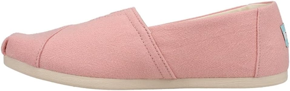 TOMS Women's Alpargata 3.0 Loafer, Chalky Pink Linen Crepe, 11