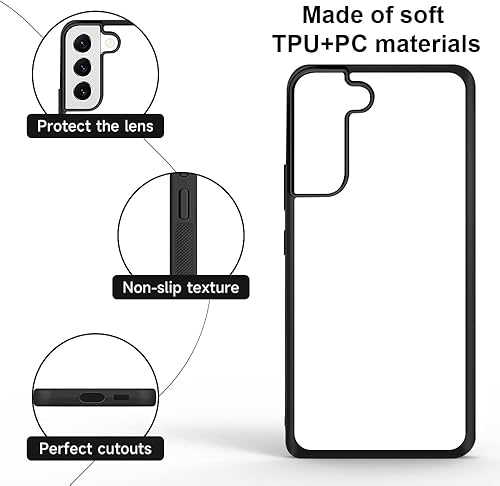 Miniatura 3 de Funda de teléfono para Samsung Galaxy S23 Ultra sublimación funda en blanco imprimible para bricolaje funda de teléfono personalizada de TPU suave