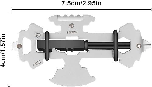 Miniatura 4 de 12 in 1 Keychain Multi-tool, Gifts for Men Boyfriend Dad, Father's Day Birthday Gifts, Mini EDC gadgets Tool Gear Bottle Opener for Camping Survival