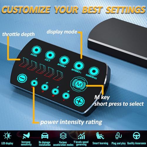image for MCFAD·YX Throttle Response Controller 10 Drive Modes Smart Electronic