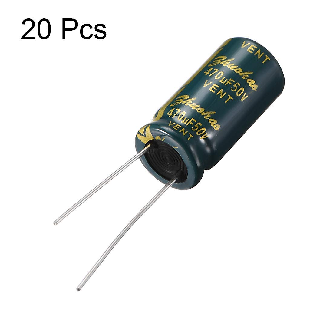 100PZ 10V-63V 10UF-470UF Condensatori Elettrolitici Set Di Combinazioni, Colori Assortiti - Foto 3