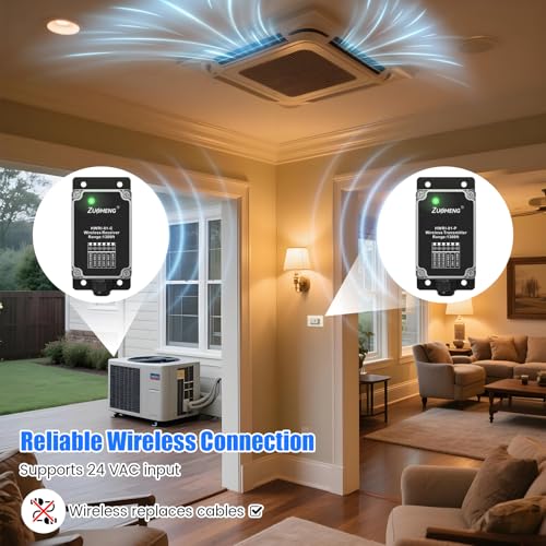 Relé inalámbrico para HVAC ideal para controlar la bomba de calor y caldera sin cables 7