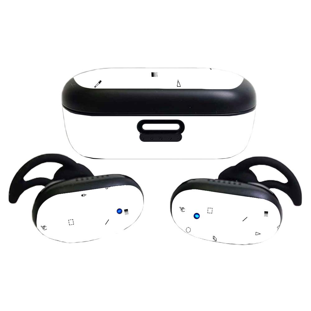 MightySkins Glossy Glitter Skin Compatible with Bose QuietComfort Earbuds (2020)