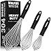 Stainless Steel Wire Whisk Set - 3 Packs Balloon Whisk, Thick Wire Wisk ＆ Strong Handles, Egg Frother for Cooking, Blending, Whisking, Beating and Stirring (8.5"+9"+11")