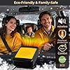 Portable Car Heater for Vehicle, 12V Car Heater Portable( Plugs into Cigarette Lighter), Portable Heater for Car, 360° Rotatable Car Defroster Windshield Heater (1) #4