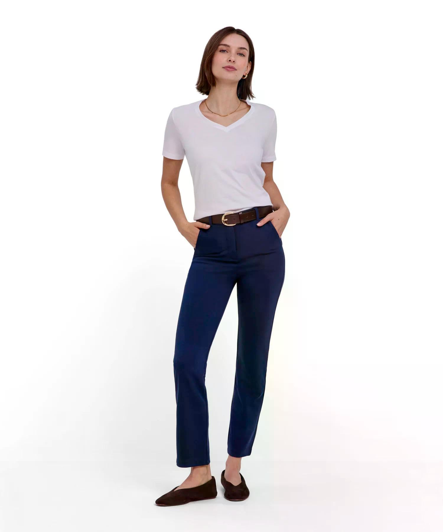 FALKE Damen Basic V-Neck T-Shirt weich hautfreundlich atmungsaktive Baumwolle 1 Stück